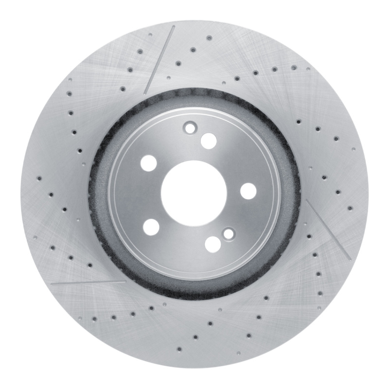 Mercedes-Benz GLE53 AMG Brake Rotor (1) - Rear - R1 Concepts - Drilled and Slotted - `21-`25 Mercedes-Benz GLE53 AMG Brake Rotor (1) - Rear - R1 Concepts - Drilled and Slotted - `21-`25